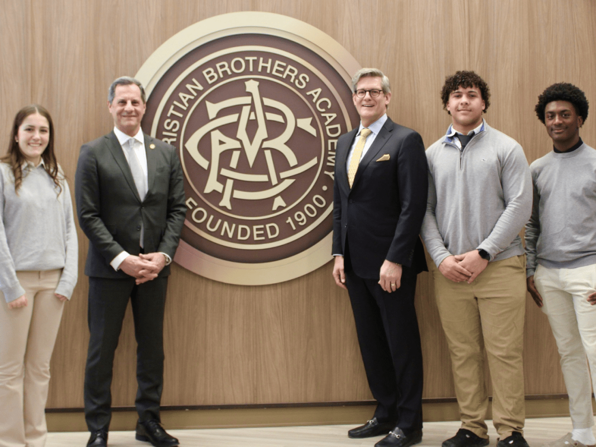 President Allen visits Lasallian high school in Upstate, NY 