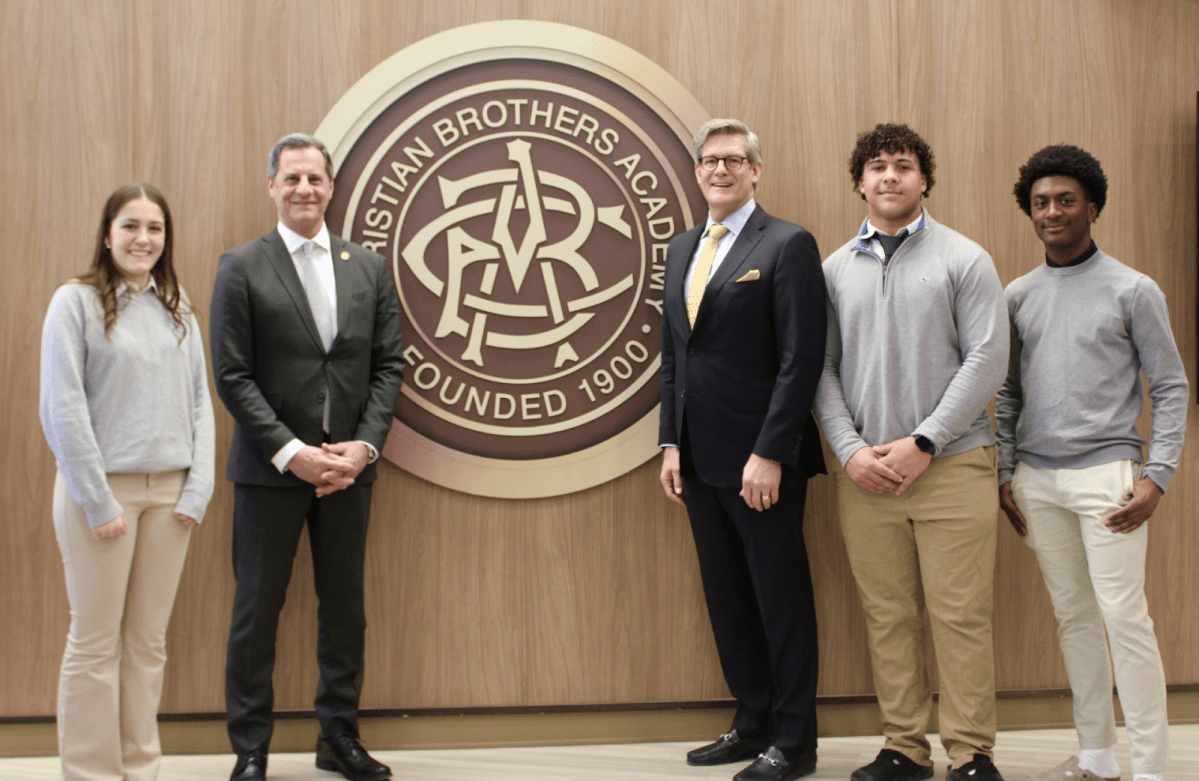 President Allen visits Lasallian high school in Upstate, NY 